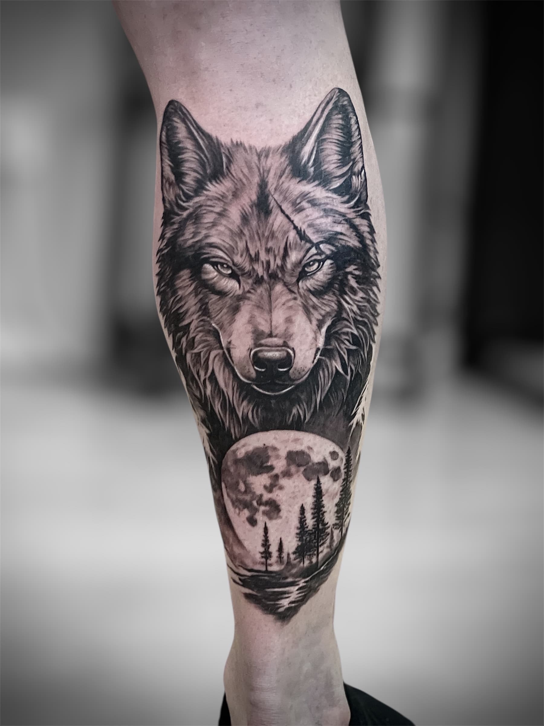 Black and Grey tattoo by Marcel Joaquim in Göttingen