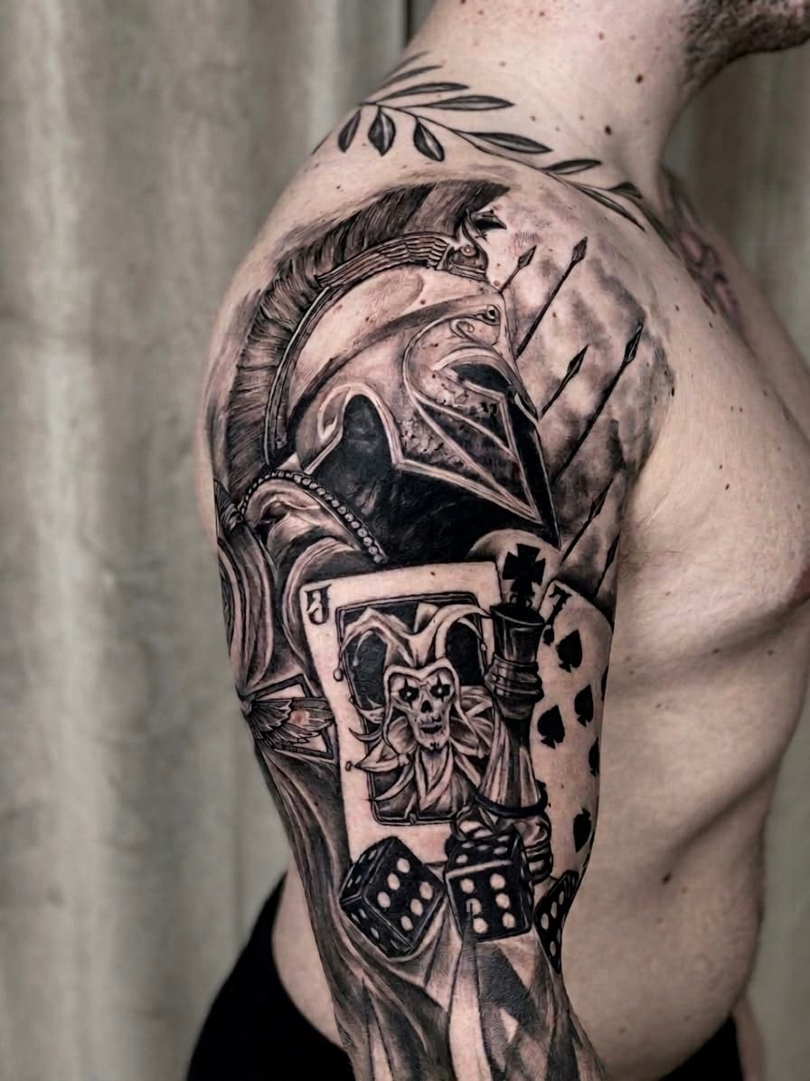 Custom tattoo by Marcel Joaquim in Göttingen