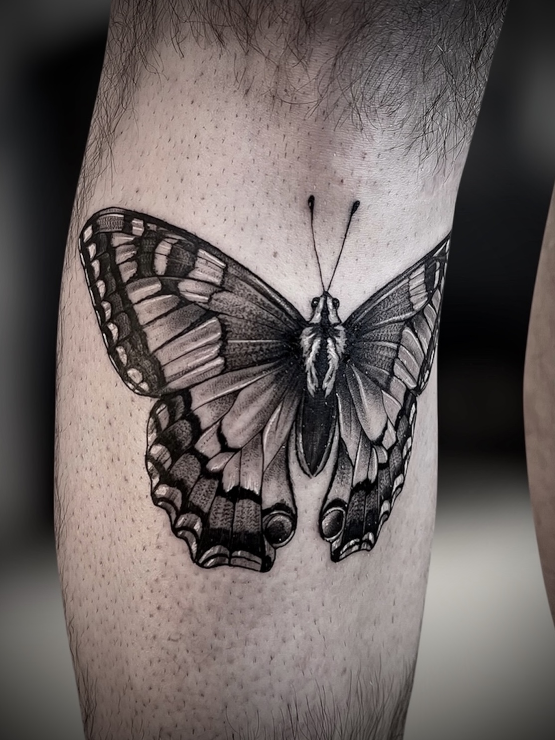 Detailed tattoo work by Marcel Joaquim